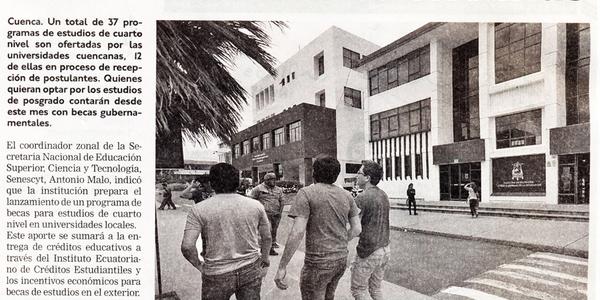 Maestrías y becas en las universidades cuencanas
