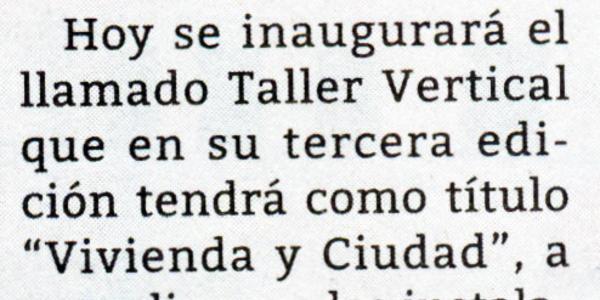 lll Taller Vertical