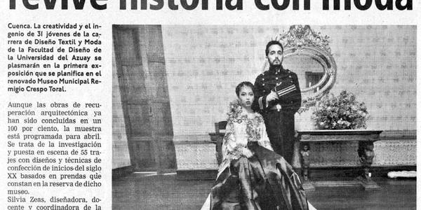 Museo Remigio Crespo revive historia con moda