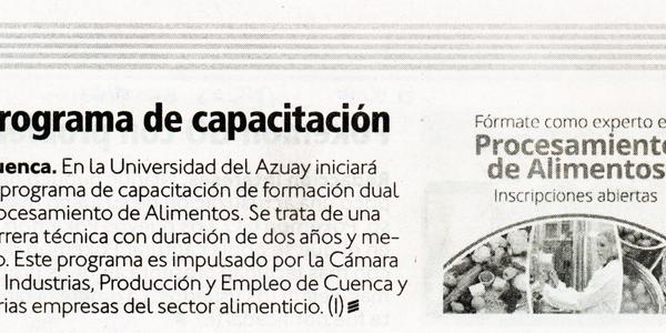 Programa de capacitación