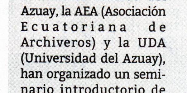 Convocan a seminario