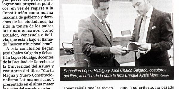 Modelo constitucional en la región analizan académicos