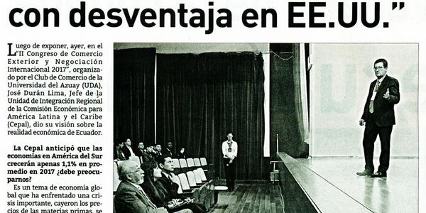 “Productores ecuatorianos juegan con desventaja en cancha (EE.UU.)”