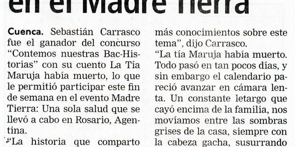 Cuencano participó en el Madre Tierra