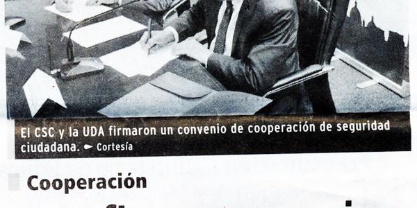 UDA firma convenio de seguridad con CSC 
