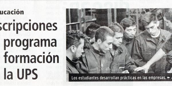 Inscripciones en programa de formación en la UPS 