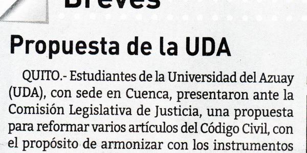 Propuesta de la UDA