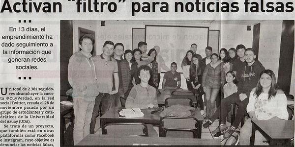 Activan “filtro” para noticias falsas