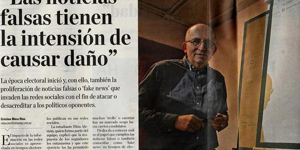 “Las noticias falsas tienen la intensión de causar daño”