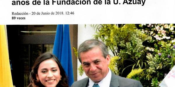 Estampilla Conmemorativa por los 50 años de la Fundación de la U. Azuay 