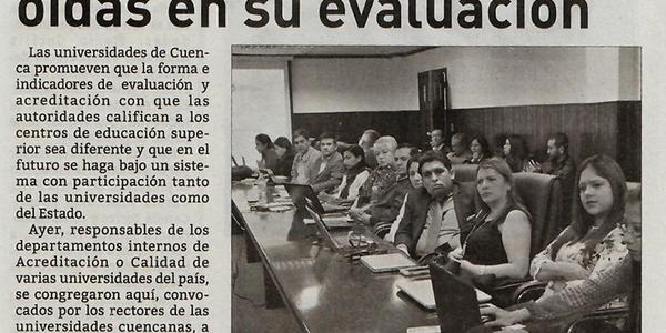 Universidades piden ser oídas en su evaluación