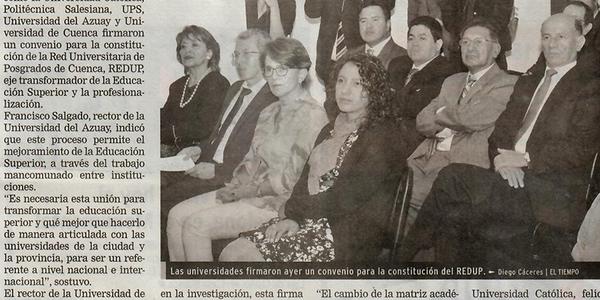 Red de Posgrados une a cuatro universidades