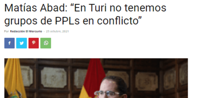 Matías Abad: ¨En Turi no tenemos grupos de PPLS en conflicto¨