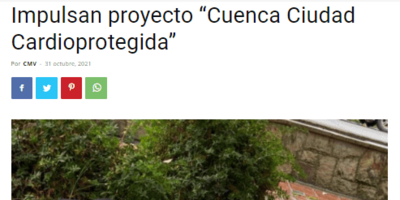 Impulsan proyecto ¨Cuenca Ciudad Cardioprotegida¨