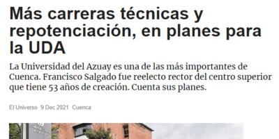 Más carreras técnicas y repotenciación, en planes para la UDA