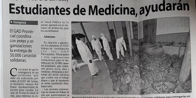Estudiantes de Medicina ayudarán