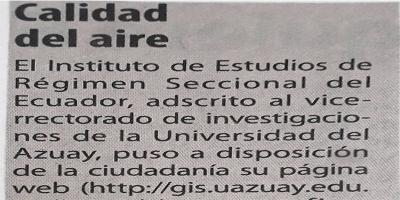 Calidad del aire