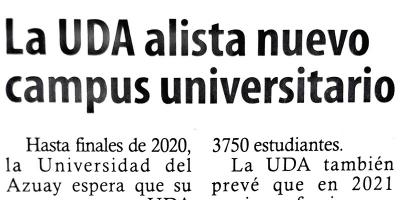La UDA alista nuevo campus universitario