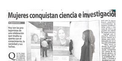 Mujeres conquistan ciencia e investigación