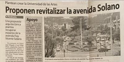 Proponen revitalizar la avenida Solano