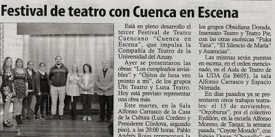 Festival de teatro con Cuenca en Escena