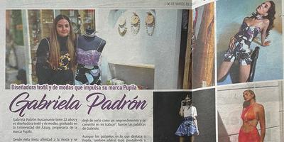Gabriela Padrón Diseñadora textil y de modas impulsa marca Pupila