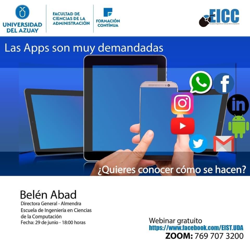 Webinar Las Apps son muy demandadas