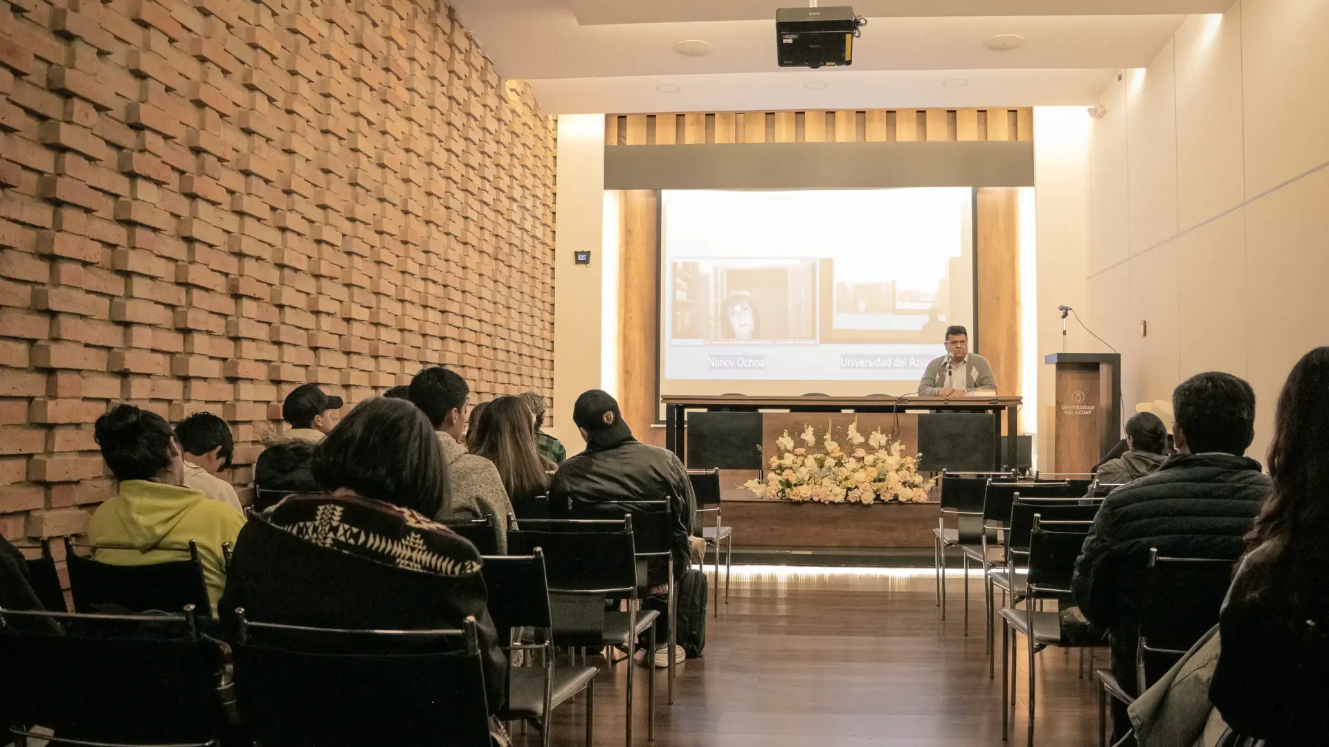 Nancy Ochoa, Doctor of Philosophy, articulates her reflection on human beings and anthropological philosophy