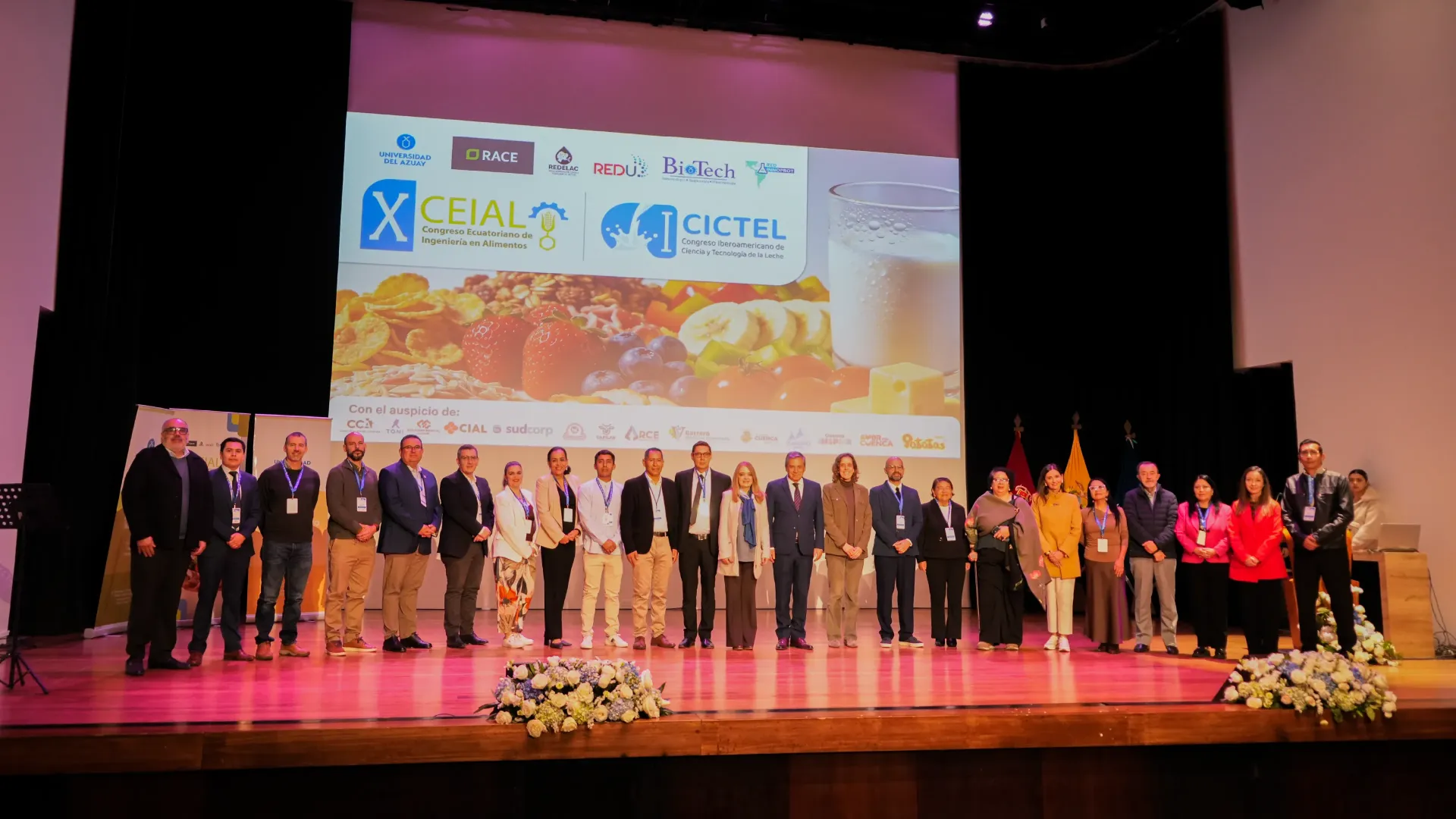 Se inauguró el X Congreso Ecuatoriano de Ingeniería en Alimentos (CEIAL) y el I Congreso Iberoamericano de Ciencia y Tecnología de la Leche (CICTEL)