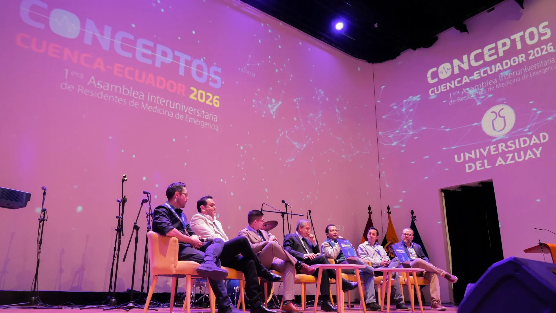 En la Universidad del Azuay se inauguró el Congreso Conceptos Cuenca-Ecuador y Primera Asamblea Interuniversitaria de Residentes de Medicina de Emergencia
