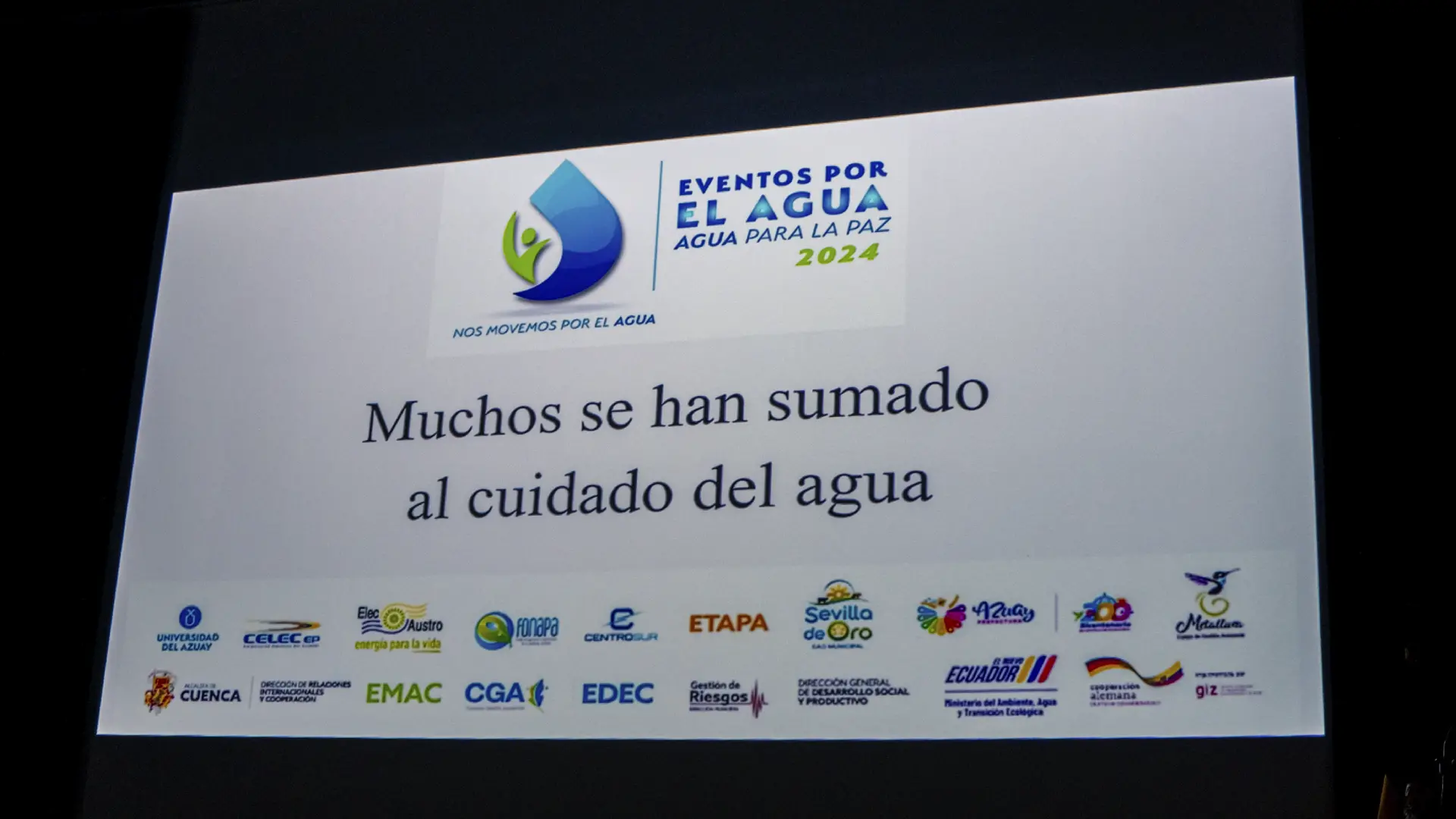 "Agua por la Paz para la Estabilidad y Prosperidad Local” un evento por el Día Mundial del Agua 2024