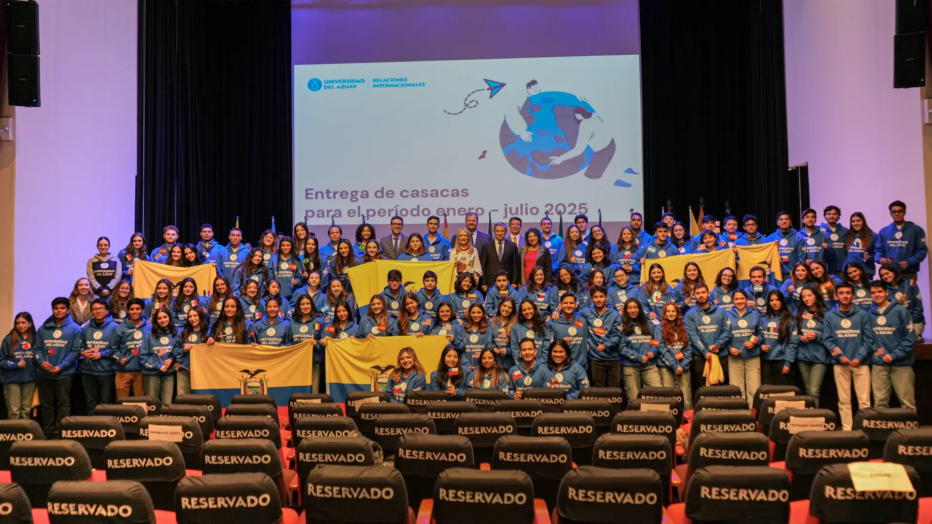 Programa de Movilidad Internacional: entrega de casacas