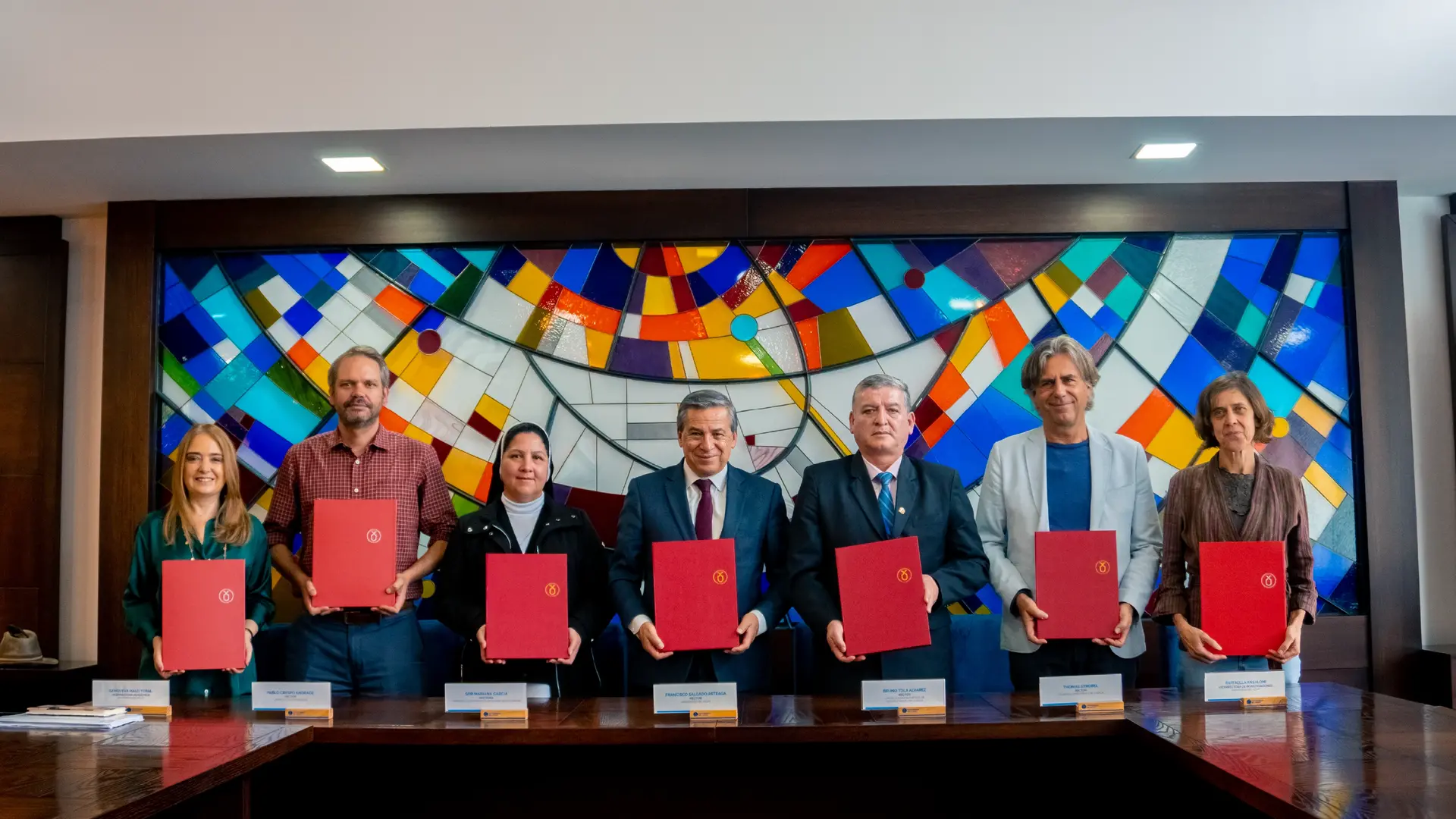 Signing of inter-institutional agreements