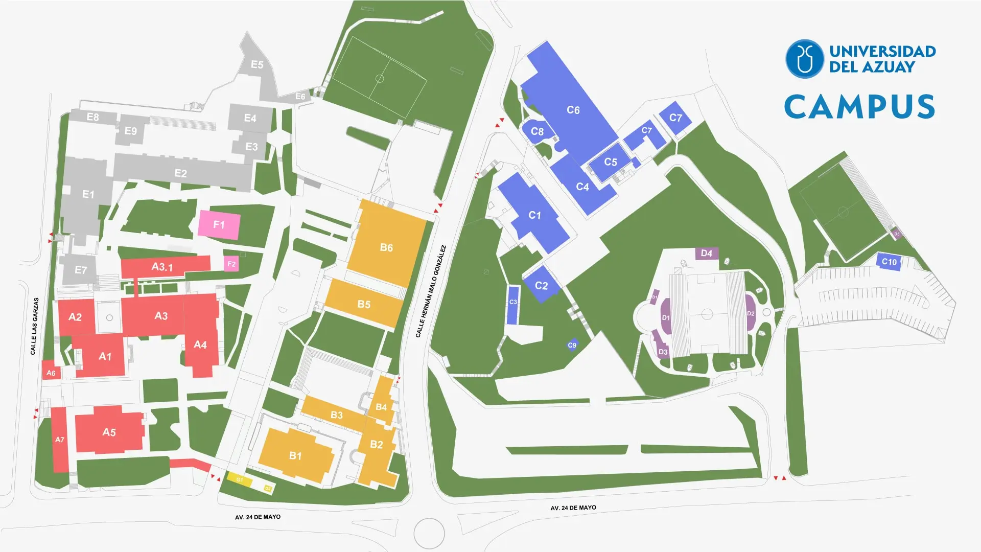 mapa campus