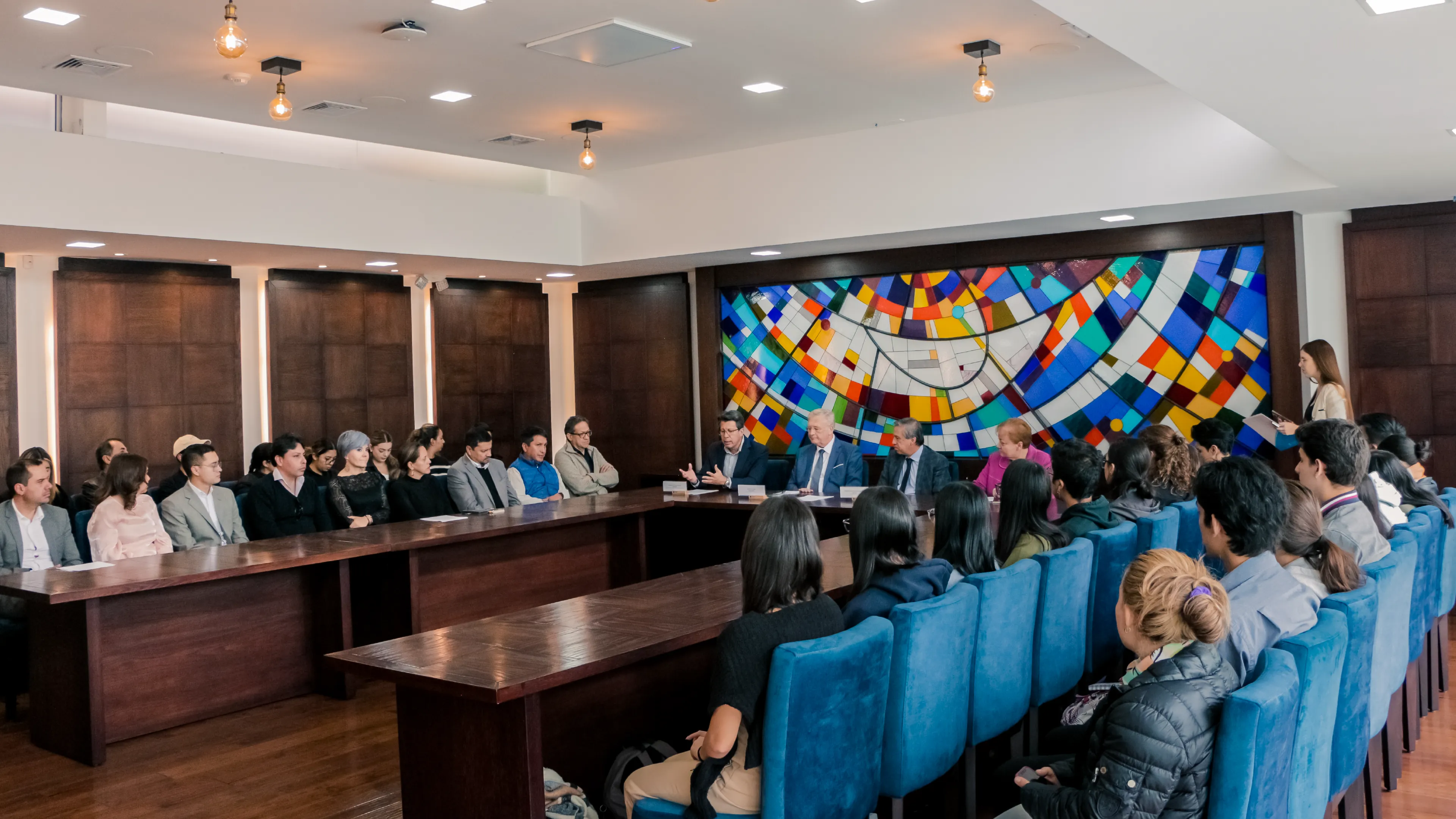 Visita del embajador de República Checa a nuestro campus. La Universidad del Azuay, a la altura del mundo